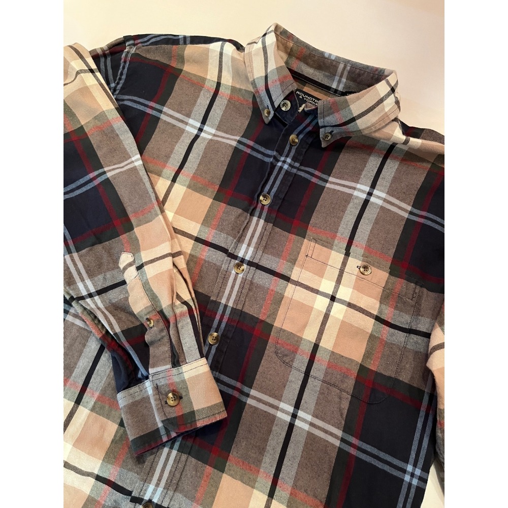 Roundtree & Yorke Men's Size XL‎ Authentic Portuguese Flannel 100% Cotton Shirt